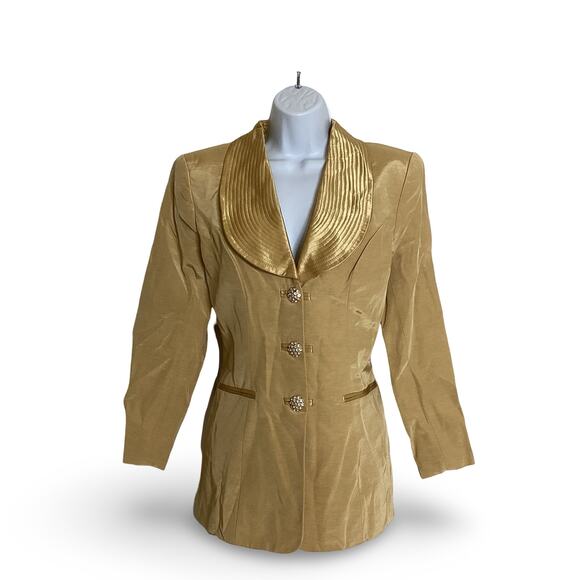 Executive Collection Gold Blazer - Picture 1 of 8